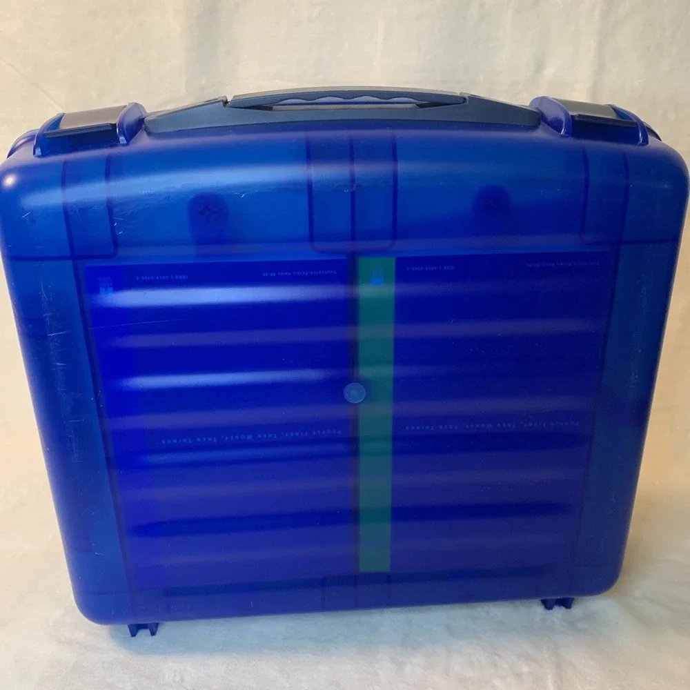 SUZE ORMAN ULTIMATE PROTECTION‎ PORTFOLIO Blue BRIEF CASE CD BOOKS Taxes & More
